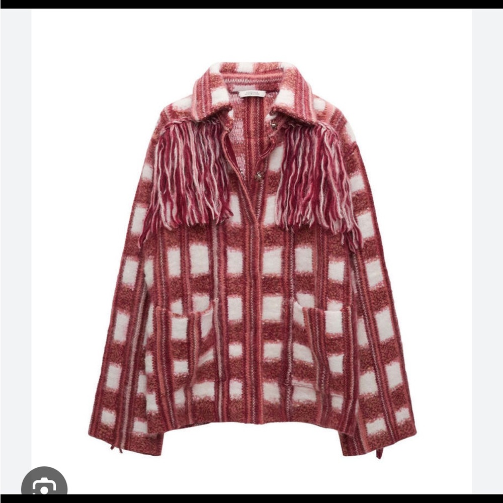 NWT Dorothee Schumacher Dizzy Check Cardigan! Size M